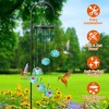 iMountek "Outdoor Hummingbird Feeder with Wind Chimes - Ant & Bee Proof, Perfect for Garden, Patio & Yard" Blue - 2 of 4