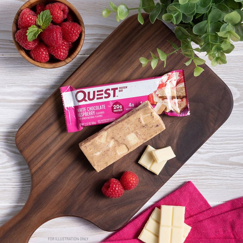 Quest Nutrition 20g Protein Bar - White Chocolate Raspberry, 3 of 14