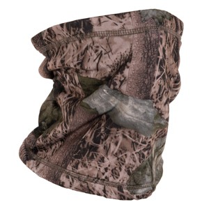 MUK LUKS Quietwear Unisex Reversible Fleece Neck Gaiter, Adventure Grey/Orange, One Size Fits Most - 1 of 2