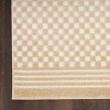 Nourison Care Free Checkered Machine Woven Rug - 2 of 4
