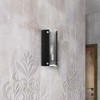 Livex Lighting Barcelona 1 - Light Wall Light in  Black/Brushed Nickel - 2 of 4