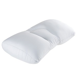 Hastings Home Microbead Contour Pillow- White - 1 of 4