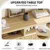 Modern Fluted Sideboard Buffet Cabinet with 65.8-Inch Width, Four Doors for Kitchen Storage, Elegant Wood Sideboard for Dining Room - 3 of 4