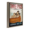 Stupell Industries Vintage Three Pugs in Canoe, 25" x 25" - 3 of 4