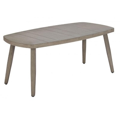 Coffee Table 17.5" H, Metal, Brown, Modern Rectangular Design by Zuo Modern