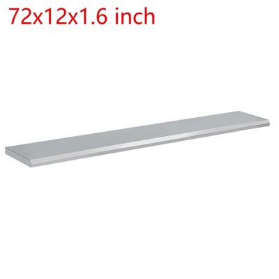 72x12x1.6 Inch Concession Window Shelf Stainless Steel Foldable Food Truck Shelf