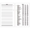 Financial Desk Calendar Refill, 3.5 x 6, White Sheets, 12-Month (Jan to Dec): 2026 - 4 of 4