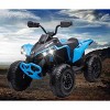 Kids Ride On Electric ATV, 12V Ride On Toy, Toddler Battery Powered 4-Wheeler Quad ATV Car with 2x35W Motors, High Low Speeds, LED Lights, Music - 2 of 4