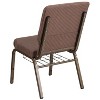 Emma and Oliver 18.5"W Church/Reception Guest Chair with Communion Cup Book Rack - 4 of 4