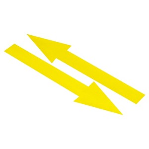 Unique Bargains Adhesive Waterproof PVC Removable Arrow Sticker 15 Pcs - 1 of 4