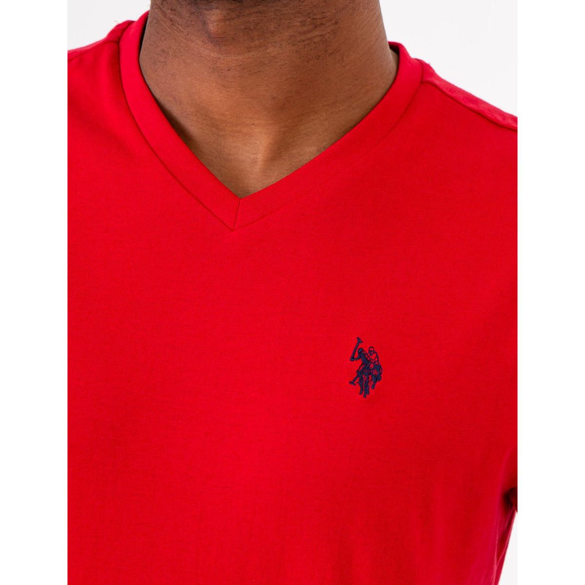 U.S. POLO ASSN. Men's Solid V-Neck T-Shirt | Short Sleeve Casual Cotton Tee - thumbnail 7