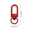 Unique Bargains DIY Craft Key Organization Lobster Claw Lanyard Swivel Clasps 1.3" x 0.51" 8 Pcs - 2 of 4