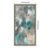 Amanti Art Abstract Nature III by Danhui Nai Canvas Wall Art Print Framed 14 x 27-in. - 4 of 4
