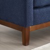 53.5"W Upholstered Bench, Ottoman Bench With Wood Legs & Bolster Pillows For End Of Bed, Bedroom, Living Room, Entryway - 4 of 4