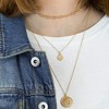 Turandoss Gold Disc Layered Necklaces for Women - Dainty Stack  Choker Pendant Necklaces, Gold Jewelry for Women, Birthday Christmas Gifts for Girls - 4 of 4