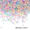 Unique Bargains Party Decorations Arts DIY Crafts Decorative Filler Foam Beads Balls 1 Pack - 2 of 4