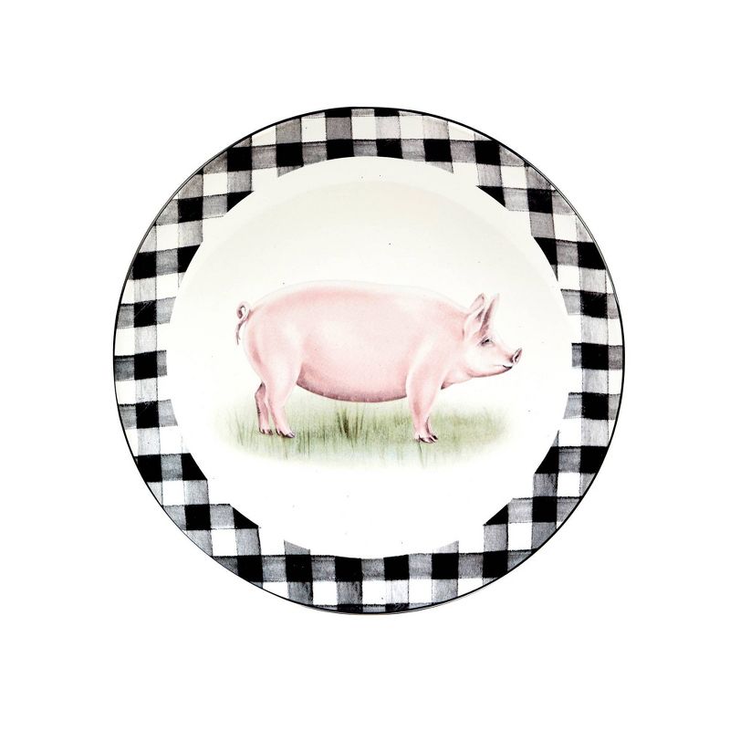 Set of 4 On the Farm Salad Plates - Certified International, 6 of 8