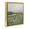 Stupell Industries Dairy Cows Grazing in Green Field Floating Frame Canvas Art - 2 of 4