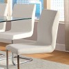 Sapphtopaz Dining Chairs Set of 2 Upholstered Armless Chair with Sturdy Base and Backrest Chairs for Kitchen, Dining Room, Living Room - 3 of 4