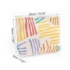 Unique Bargains Women Portable Stripes Makeup Bag Assorted Color 1 Pc - 2 of 3