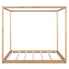 Whisen Queen Size Canopy Platform Bed with Support Legs - 4 of 4