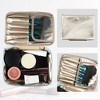 Unique Bargains Makeup Bag Cosmetic Travel Bag Large Makeup Bag Make Up Brush Organizer Bag Toiletry Bag for Women 1 Pcs - 2 of 4