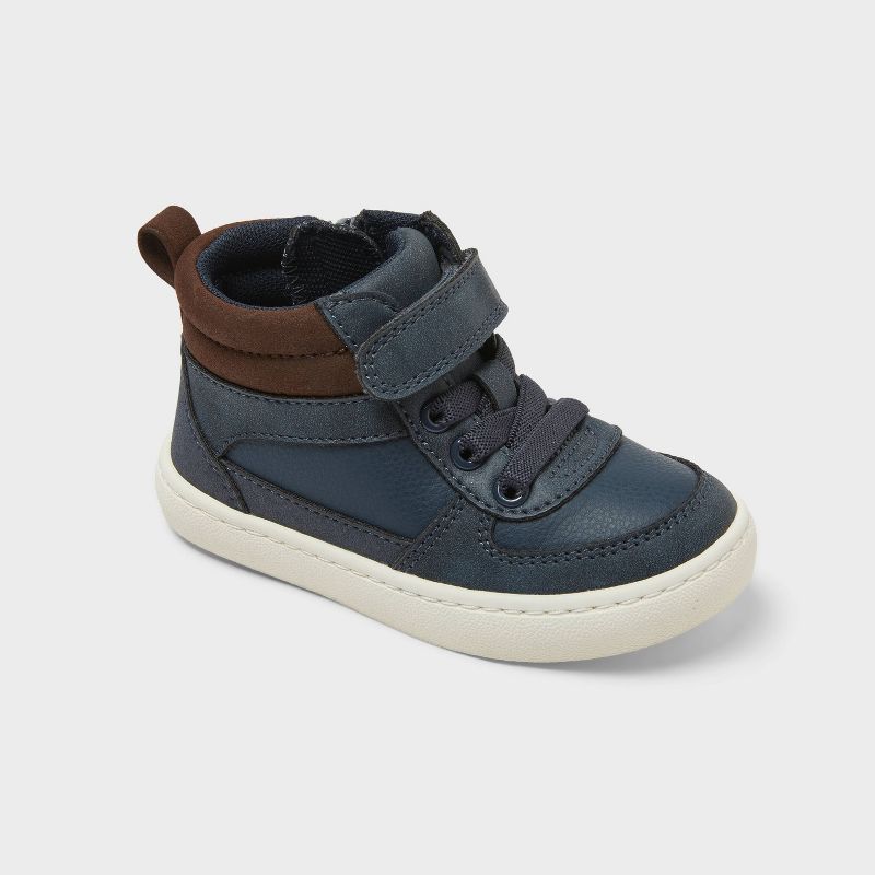 Toddler Lyam Sneaker Boots - Cat & Jack™ Navy Blue 10T