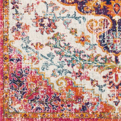 Gray 9' x 12' Stain-Resistant Synthetic Rectangular Area Rug
