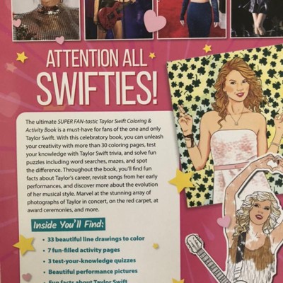 Super Fan-Tastic Taylor Swift Coloring & Activity Book: 30+ Coloring Pages,  Photo Gallery, Word Searches, Mazes, & Fun Facts (Paperback) 