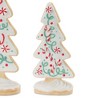 Melrose Gingerbread Holiday Tree (Set of 2) - 2 of 3