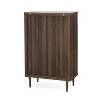 Industrial 5-Drawer Dresser Modern closet Chest Storage Cabinet living Room-Christopher Knight Home - 4 of 4
