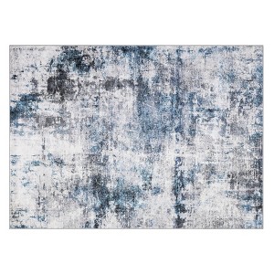 Area Rugs for Living Room Bedroom,Vintage Floral Boho Non Slip Low Pile Carpet Indoor Dining Room Kids Room - 1 of 4