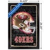 Trends International NFL San Francisco 49ers - Neon Helmet 23 Framed Wall Poster Prints - 3 of 4