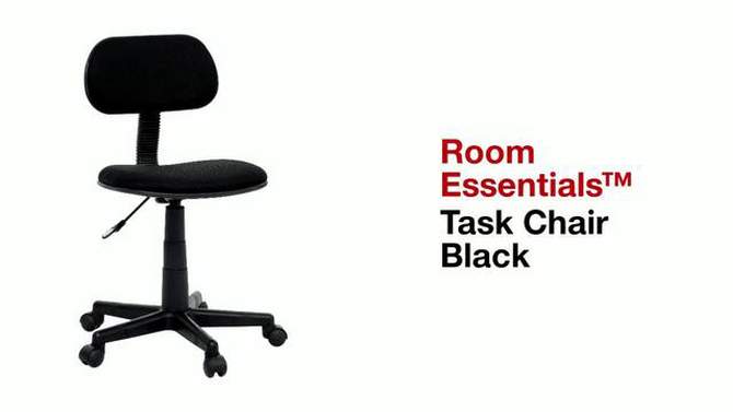 Task Chair Black - Room Essentials&#8482;, 2 of 9, play video