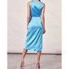 Women's Front Slit Wrap Dress - DO+BE - 3 of 4