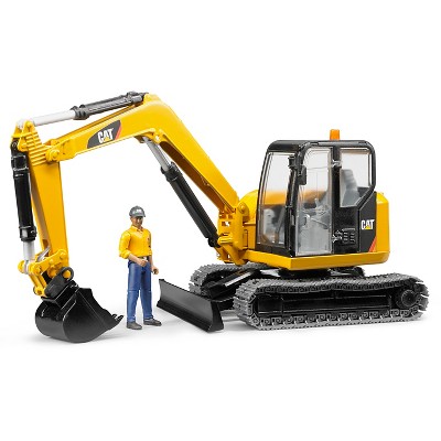 toy excavator with tracks