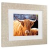 Trademark Fine Art - Nathan Larson Highland Cow Sunshine Matted Framed Art - 3 of 4