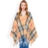 Anna-Kaci Women's Plaid Pattern Scarf with Fringed Edges and Soft Lightweight Material for Year-Round Use - 4 of 4