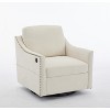 TiramisuBest Beige 3-Seat Knockdown L-Shaped Sectional Sofa with Storage Ottoman and Footrest, Upholstered Combo Couch for Living, Bedroom - 4 of 4