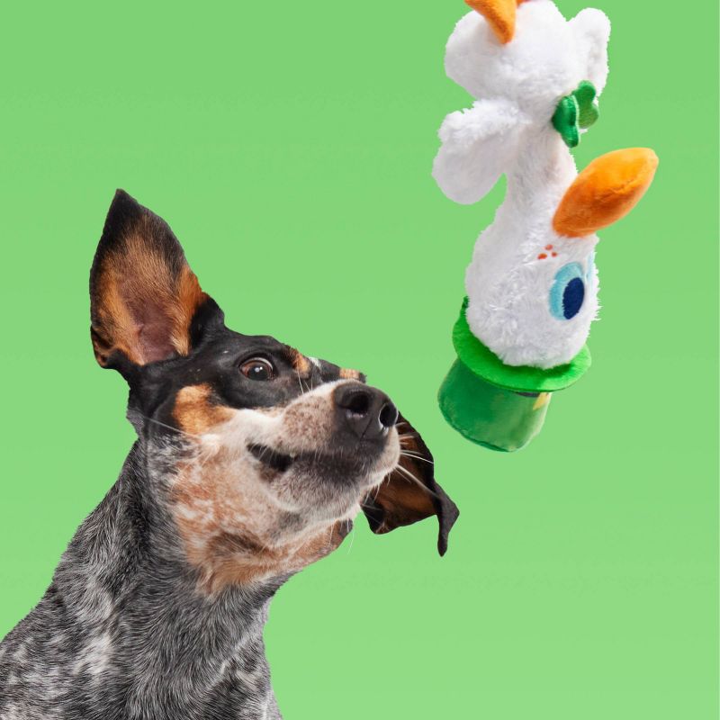 BARK Snack Pack Lucky McDuck Dog Plush Toy, 5 of 9
