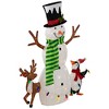 Northlight 3D LED Lighted Snowman and Penguin Outdoor Christmas Decoration - 48" - Warm White - image 4 of 4