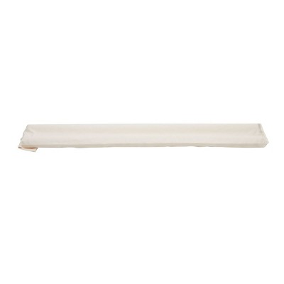 Stockroom Plus 36 Inch Twin Door Draft Stopper, Noise Blocker (1.6 x 36 in, White)