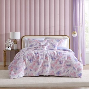 Betseyville Johnson Sunset Tie Dye Comforter Bedding Set Pink - 1 of 4