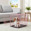 FDW 18-48in Dog Crates for Dogs Folding Mental Wire Crates Dog Kennels Pet Crate with Removable Tray and Handle - 2 of 4