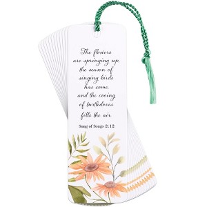 Dicksons Inspirational Bible Verse Tassel Bookmark for Books and Novels 2 x 6 Cardstock Many Noble Women Floral - Pack of 12 - 1 of 2