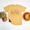Simply Sage Market Women's Fall Breeze Crunchy Leaves Short Sleeve Garment Dyed Tee - 3 of 4