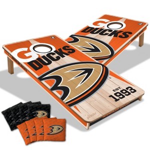 NHL Anaheim Ducks 2'x4' Wood Toss Game Set - 1 of 4
