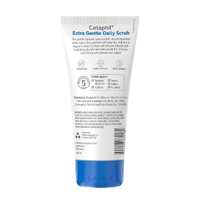 Cetaphil Extra Gentle Daily Scrub Exfoliating Face Wash - 6 fl oz