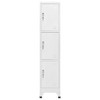 Locker Cabinet Gray Steel 70.9 in Locker Cabinet Rectangular  vidaXL - 2 of 4