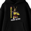 Bioworld My Hero Academia All Might Plus Ultra Youth Black Graphic Hoodie - 2 of 3